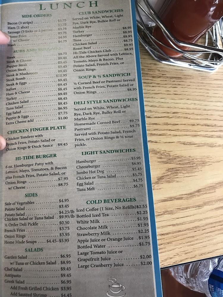 Hi-Tide Menu image 3