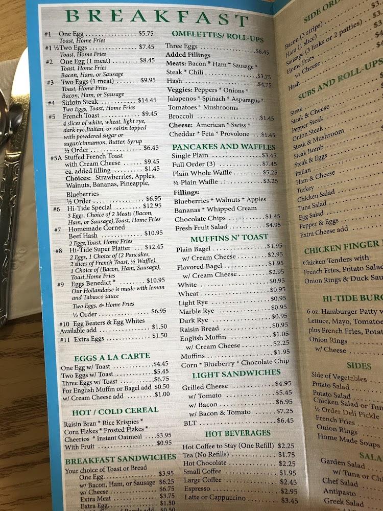 Hi-Tide Menu image 4